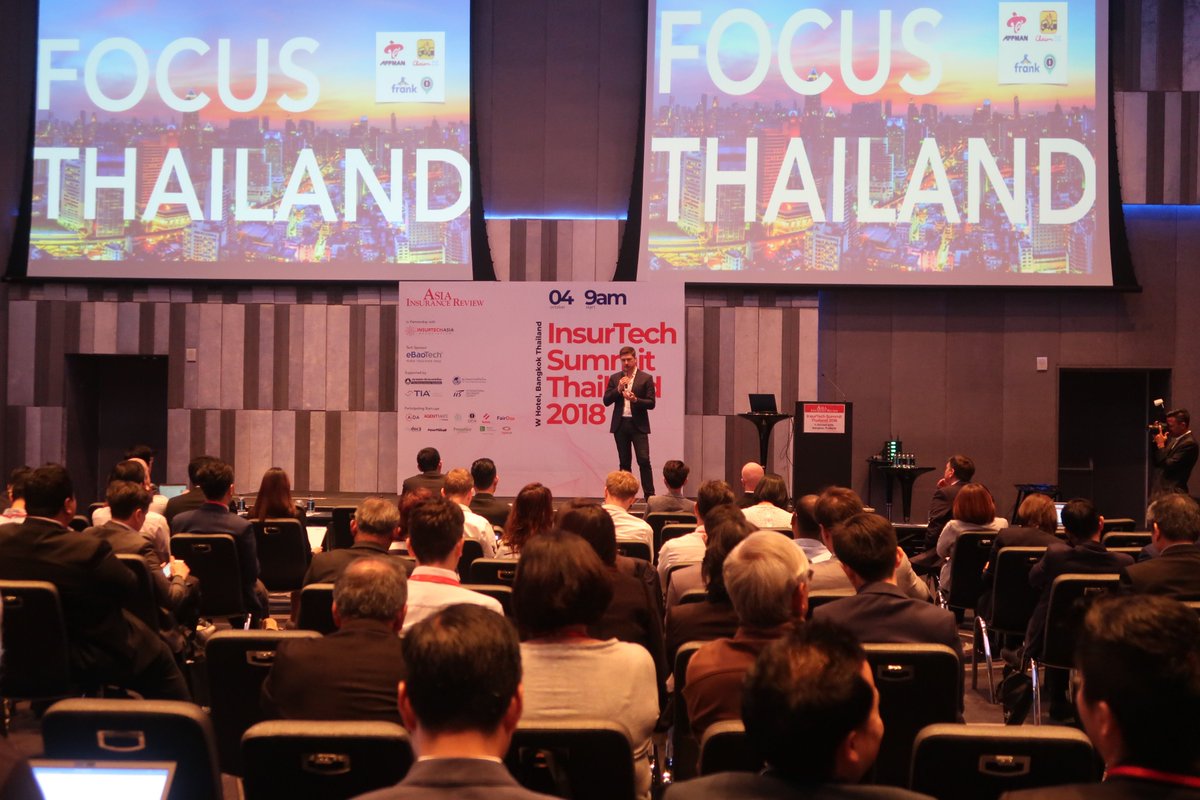 TiaTechnology's tweet photo. What a great day! Yesterday, our very own Niels Trzecieski was invited to speak about #P2P insurance at the InsurTech Asia Association Summit in Bangkok: https://t.co/xr8eTMnQdH
Thank you, @Insurtechasia , for letting us support #InsurTech development in Asia-Pacific. https://t.co/jVZzqk68Zn