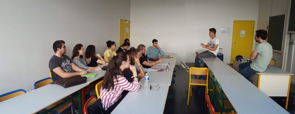 IAEnantes's tweet photo. #JMgesco, #étudiants et #diplômés #IAEnantes se retrouvent durant les ateliers de l'après-midi. Au programme ? #CréerDuLien, échanger et découvrir encore un peu plus les métiers #rh #gestion #audit #systemesInfo #recherche #conseil #Marketing. #BeAlumni #international #formation https://t.co/sCgSIt8xSW