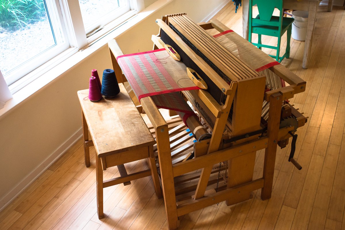 Join MIC's A. Korotky Studio at <a href="/J_MRL/">J_MRL</a> Central tomorrow to learn all about weaving! goo.gl/X2fL5T