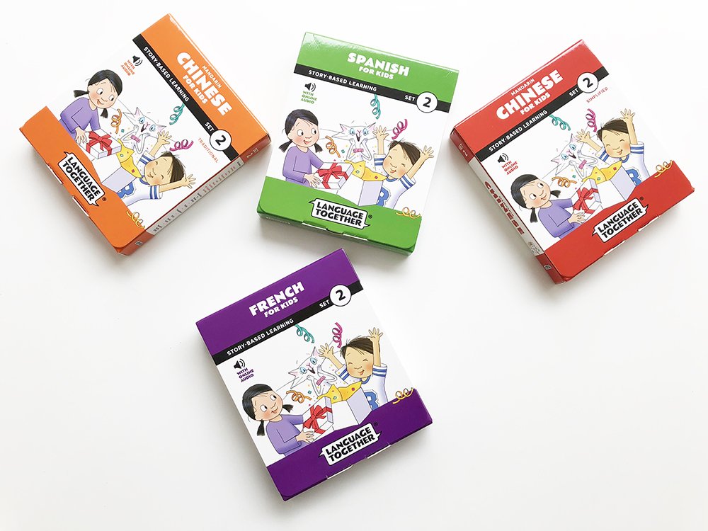 LanguageTogethr's tweet photo. We're excited to announce that Language Together Set 2 is now available on Amazon, in Spanish, Mandarin Chinese, and French! https://t.co/lX3I3Kx5z9 https://t.co/owaQEP66Lh