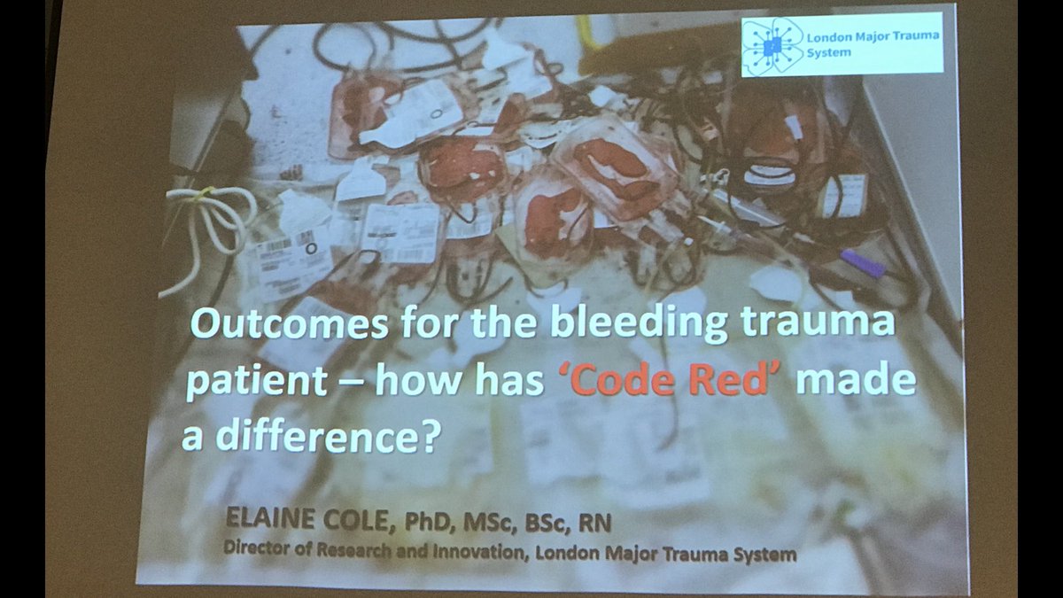 CodeRed <a href="/TraumaEMC/">Elaine Cole</a> #ENTCCONF . 👍🏼👍🏼👍🏼