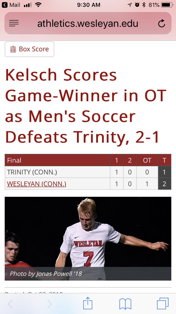 Congrats to Tucker on his 1st collegiate goal!
<a href="/WLHSAthletics/">Generals</a>