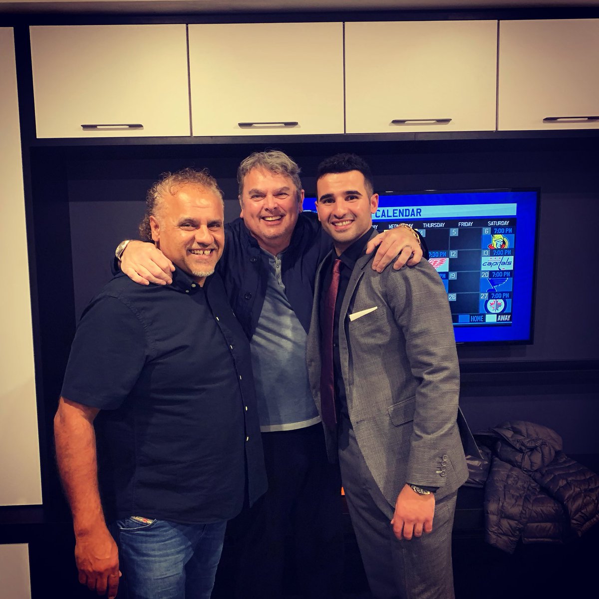 Big Win Opening Night 2 PTS for 43 Like father Like Son Always good to see them after game