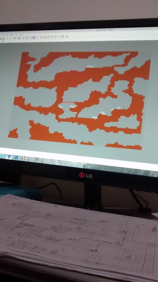martibergoglio's tweet image. This is another technique that I use for #leveldesign first design on paper and then pass it to #TileMapEditor then to can import it to #unity3 or just use it as a draft. #Blocktober #indiedev