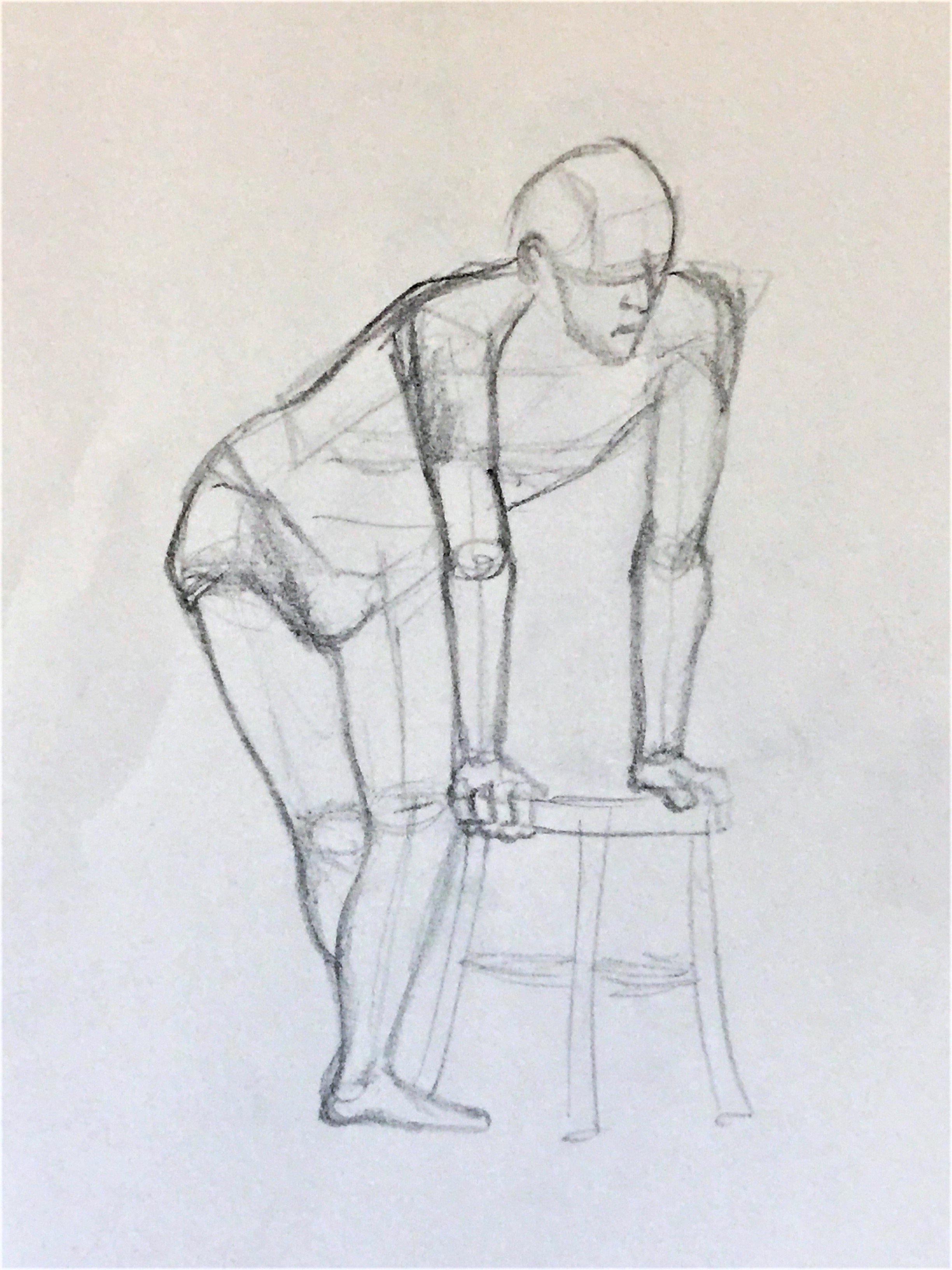 Figure drawing Figure sketching #drawing #progress #sketchbook