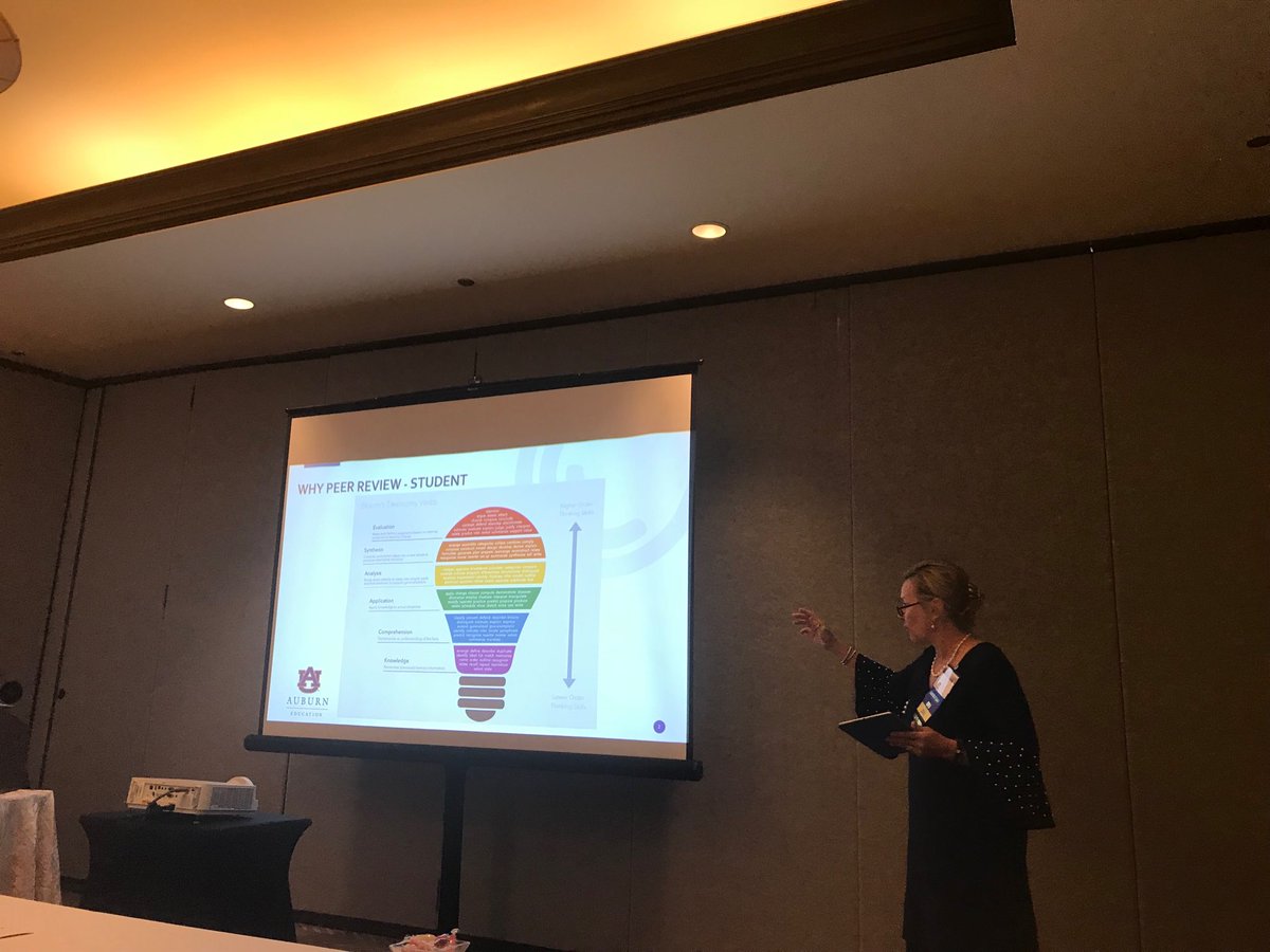 calimorrison's tweet photo. #AAACE2018 Why peer review? #higherlevellearning #incentive #studentoutcomes #facultymultitask ⁦@LeslieCordie⁩ https://t.co/fEDNNzWjGS