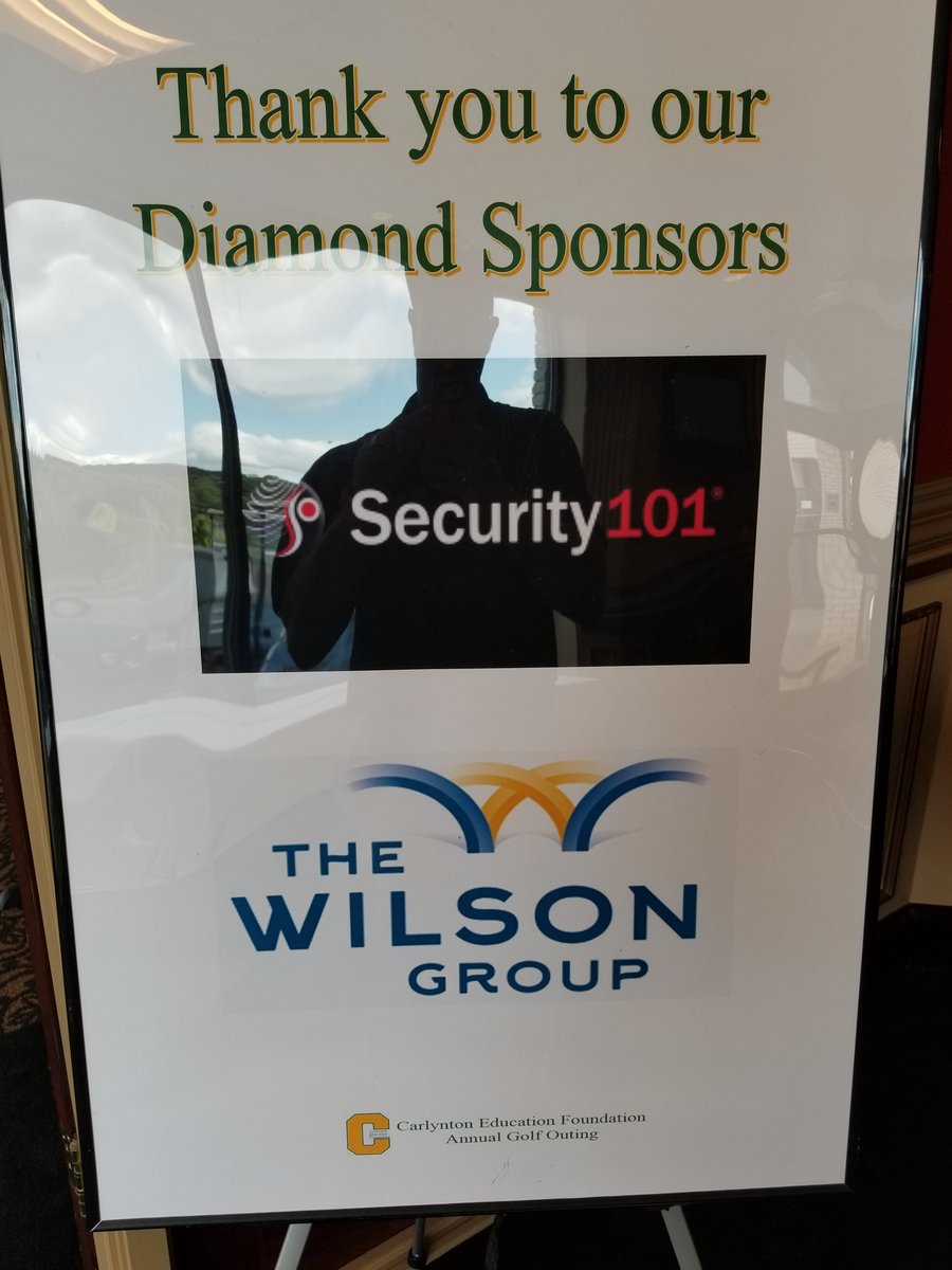 PghSecurity101's tweet photo. #CarlyntonEducationFoundation Annual Golf outing.  Happy to support a great cause and look forward to a continued partnership. #SchoolSafety #schoolsecurity #Security101 #PittsburghSecurity https://t.co/RseX4tksjp