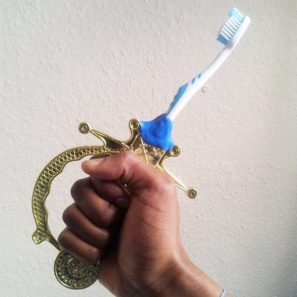 sugru's tweet image. Need a fun way to encourage your children to brush their teeth? It will be all hands on deck with this absolute treasure of a toy hack from Stan. #MySugruFix #Toys #ToyHack #Upcycle #DIY #Make #Makers #kids #maker #makers #kidstuff