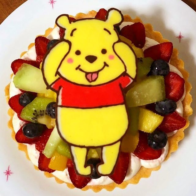 プーさんケーキ