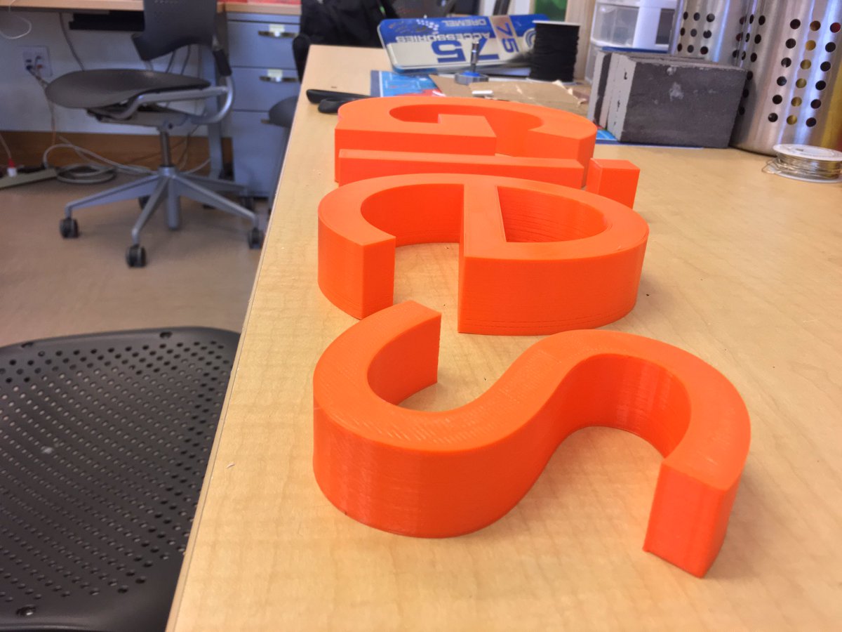 3DPrintingProfs's tweet photo. FINAL ANSWER: It’s @giesbusiness, our new wall display. S/O to @Joshlamou for the right answer. #WeAreGies #GuessThatModel https://t.co/cad8lBY3UG