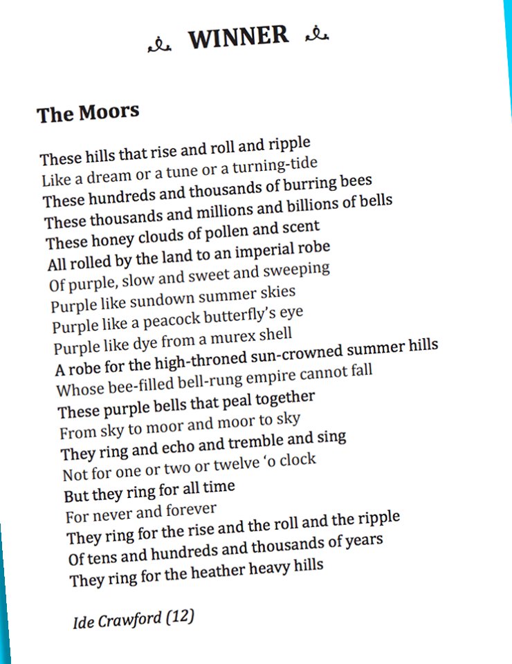 With trains bellowing behind and crowds pausing their commutes to  watch, home-schooled 12-year-old Ide Crawford from Macclesfield was  crowned a worthy winner. Listen to her poem ‘The Moors’ here  betjemanpoetryprize.co.uk/2018-winner