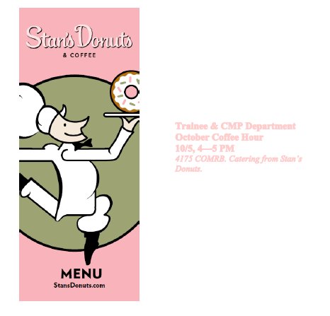 Join us for October Coffee Hour Today at 4 PM! 😋☕🥐