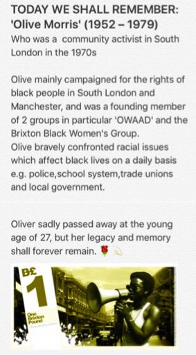 SensualPoetica's tweet photo. Olive Morris - #BlackHistory 
#BlackHistoryMonth 
#BlackHistoryMonthuk 
#WomenEmpowerment 💕💫 https://t.co/Tkicvk9Exq