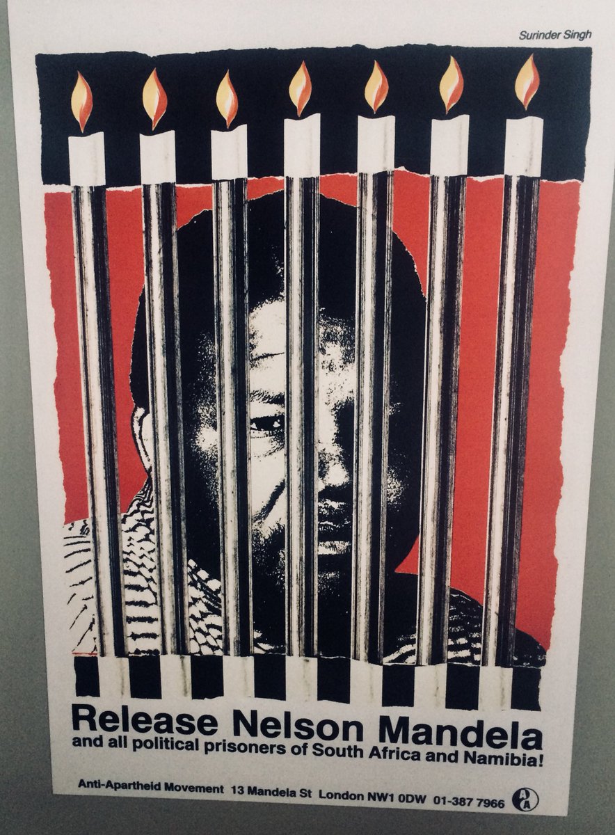 tawecrew's tweet photo. Inspirational politics and some beautiful graphic art #NelsonMandela #centenary #exhibition @PeterHain @theCentre @ArtSwansea @graphicsswansea https://t.co/ZbLI01KU5r