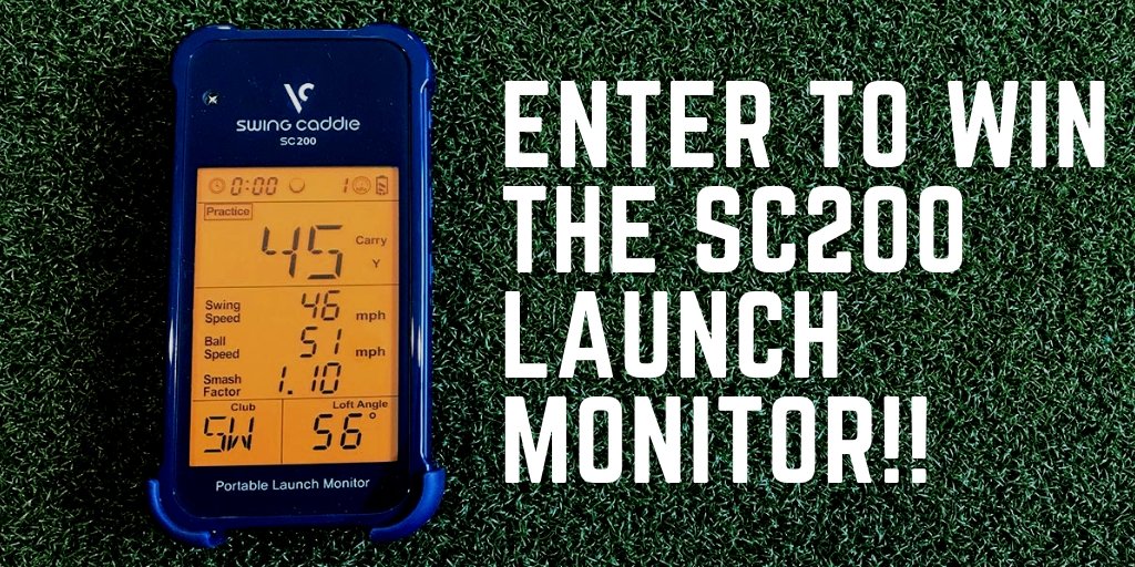 🚨 Giveaway Alert 🚨

I am giving away a Voice Caddie SC200 launch monitor ($349 value) to one lucky winner!🎖️

RT &amp; follow to enter ✅  

The winner will be announced when Tiger wins his next major! JK, I'll announce on Sunday 😜