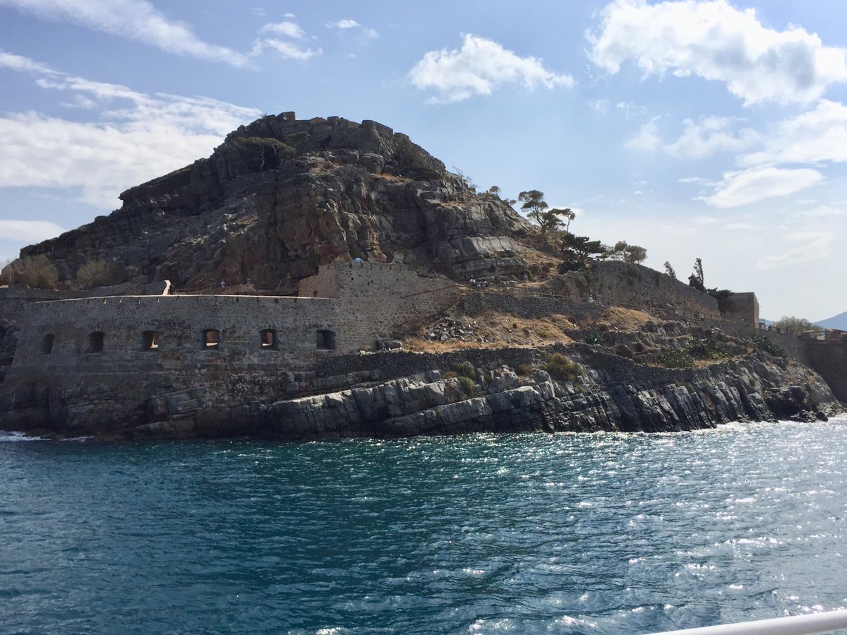 Brackens1's tweet image. My first glimpse of #Spinalonga- the once leprosy colony. #Crete