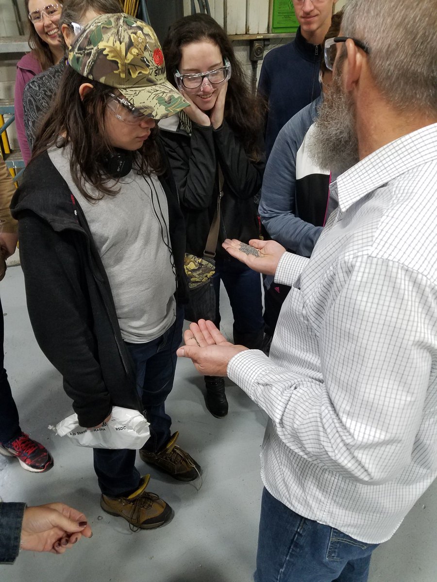 SintoAmerica's tweet photo. #Sinto celebrating #MFGDay18 by hosting local students and educating them on the future and importance of a manufacturing career! Students participated in hands-on activities at our Grand Ledge Manufacturing facility this morning. #future #industrial #mfg #education #metalcasting https://t.co/jB5Z35oYG8