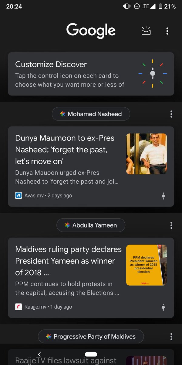 AmeenNasrul's tweet image. Thanks @google &amp;amp; @madebygoogle
The #GoogleFeed got the most awaited dark theme.
#TeamPixel