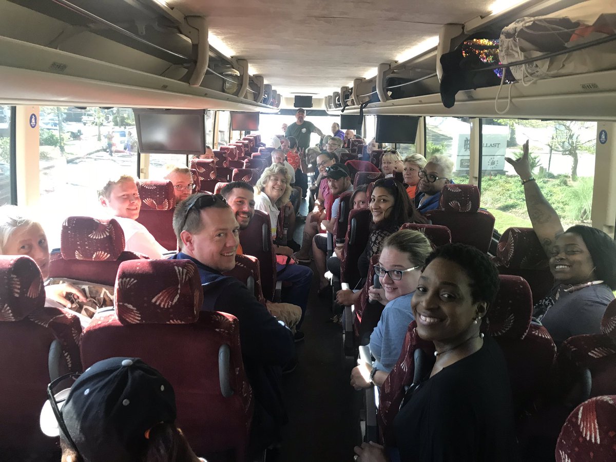 WileyLorena's tweet photo. Tired from a long week in NC. We made a difference #feelingblessed #rewarding #lastday #longbusride #hangry @billshuell @rosadyer01 #MightyMidAtlantic #HD4carolinas https://t.co/iovfUREPdU