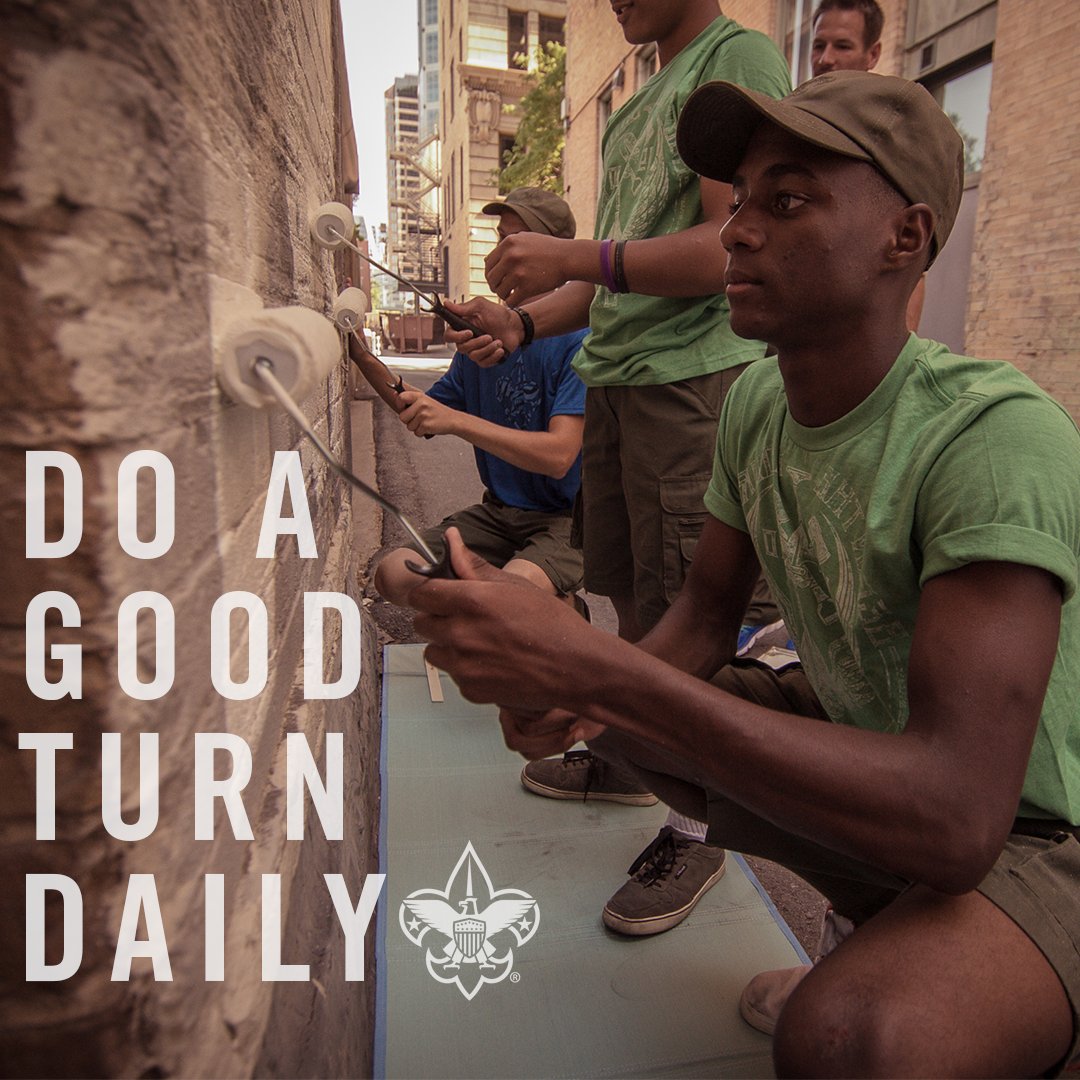 HOACBSA's tweet image. Today is national "Do Something Nice Day," but as Scouts we celebrate this everyday of the year. #GoodTurnDaily