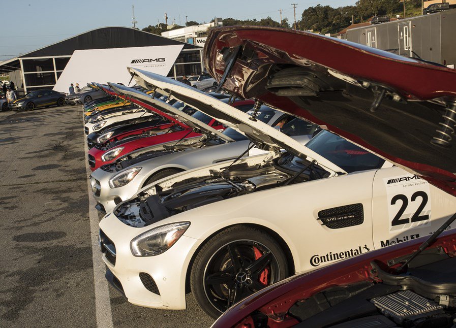 AMGExperienceUS's tweet photo. Massive #FridayFeelings seeing the #AMGfleet back at #LagunaSeca! https://t.co/R4VSABu4sw
