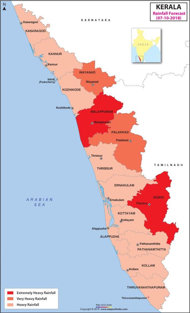 Mapsofindia Pa Twitter With The Danger Still Looming On Kerala Maps Of India Gives The Forecast Of Rainfall For Kerala Https T Co Emlswgxv8e Keralafloods Kerala Forecast Rain Https T Co Xcegqppiy0 Twitter