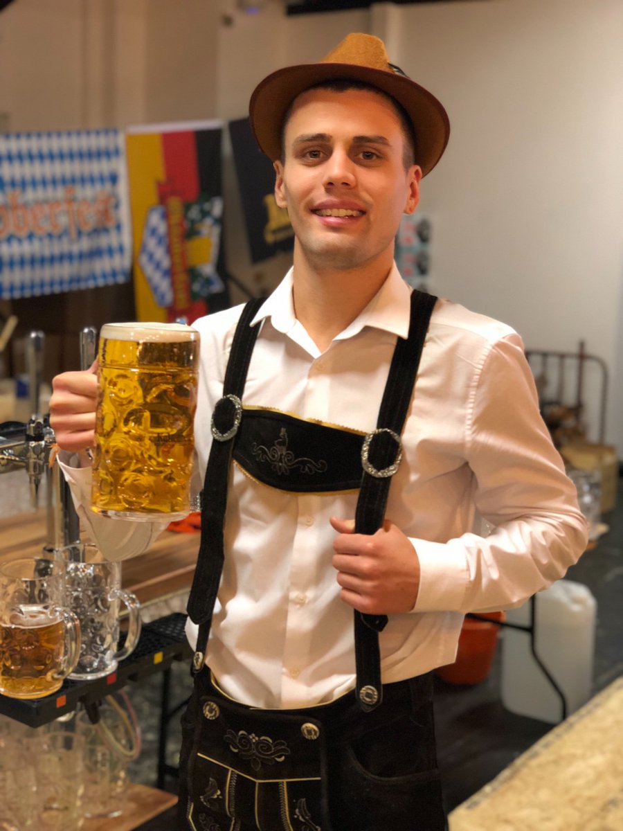 Who is for a stein from a guy in lederhosen tonight or even a prosecco from a lady in a dirndl? Only 1 week to wait until <a href="/skiptoberfest1/">Skiptoberfest</a> returns to <a href="/SkiptonTownHall/">Skipton Town Hall</a> come join us for #oompah #beer #stein @strayfm #Skipton