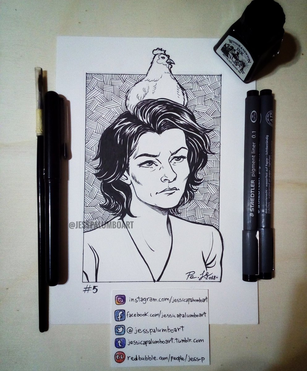 jesspalumboart's tweet image. #Inktober2018 🔹Day 5: Chicken 🐓

Instagram post: instagram.com/p/BojnCBYCm6F/…

#LostInSpace #DoctorSmith #JuneHarris #ParkerPosey #LostinSpaceTV #debbiethechicken  #netflixlostinspace  #inkeddrawing #inktober #inktoberchallenge