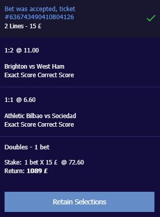 Free Super Tips (@footysupertips) on Twitter photo ⭐⭐ GRAB A GRAND ⭐⭐
We're giving away £1,000 if tonight's Correct Score Double lands 😮
↘ TO ENTER ↙
1⃣ RT & LIKE this tweet
2⃣ FOLLOW <a href="/FootySuperTips/">Free Super Tips</a>
3⃣ REPLY with what you would spend it on
You can back our Correct Score Double HERE ➡ freesupertips.co.uk/free-football-…
(18+) ⭐⭐ GRAB A GRAND ⭐⭐
We're giving away £1,000 if tonight's Correct Score Double lands 😮
↘ TO ENTER ↙
1⃣ RT & LIKE this tweet
2⃣ FOLLOW <a href="/FootySuperTips/">Free Super Tips</a>
3⃣ REPLY with what you would spend it on
You can back our Correct Score Double HERE ➡ freesupertips.co.uk/free-football-…
(18+)