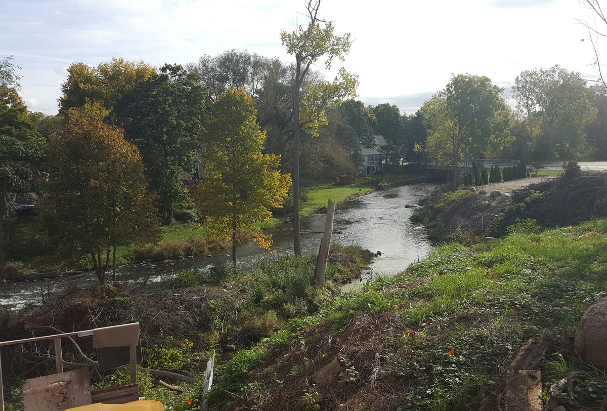 nerdyanglophile's tweet photo. My beautiful view at work! 🏞❤ #RiverRaisin #nature https://t.co/k7NAbQjBcy