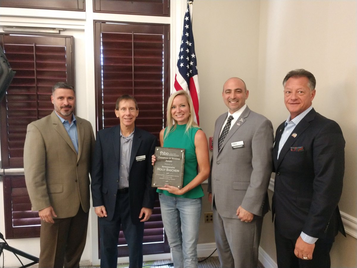 CDBIA's tweet photo. Congratulations to House of Representatives Holly Raschein, 120th District, for being named the 2018 FHBA Champion of Housing
#FHBAFallConference https://t.co/fKF80POpFq