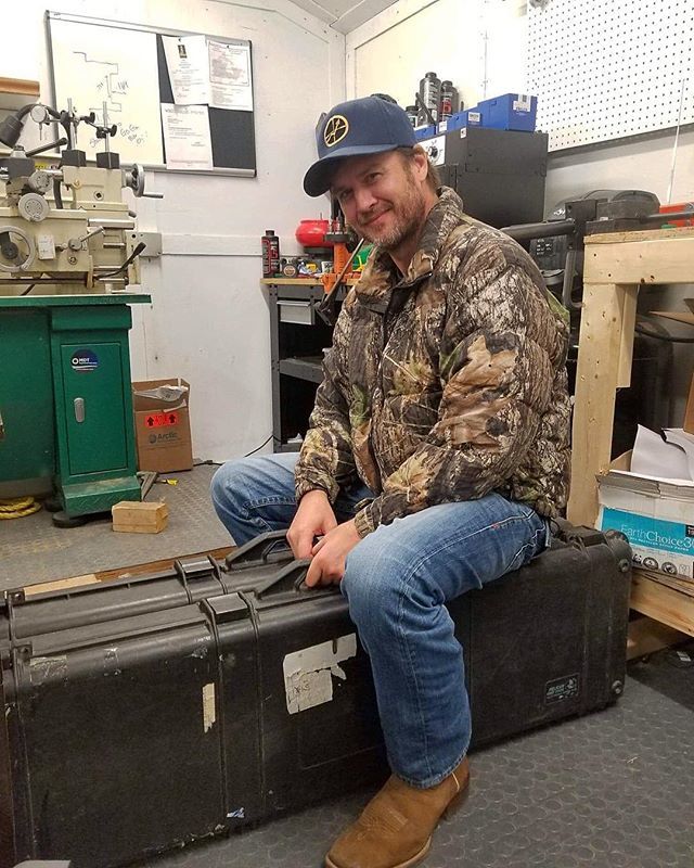 In the arctic headquarters of Kal-Shot - the gunsmithing/gun manufacturing business of Inuit hunter and Entrepreneur @joeffreykaludjak. #gunsmith #rankininlet #nunavut #guns #arctic #inuit #hunting #producer #entrepreneur #filmmaker Photo by Curtis Caruk. ift.tt/2PfxXLq