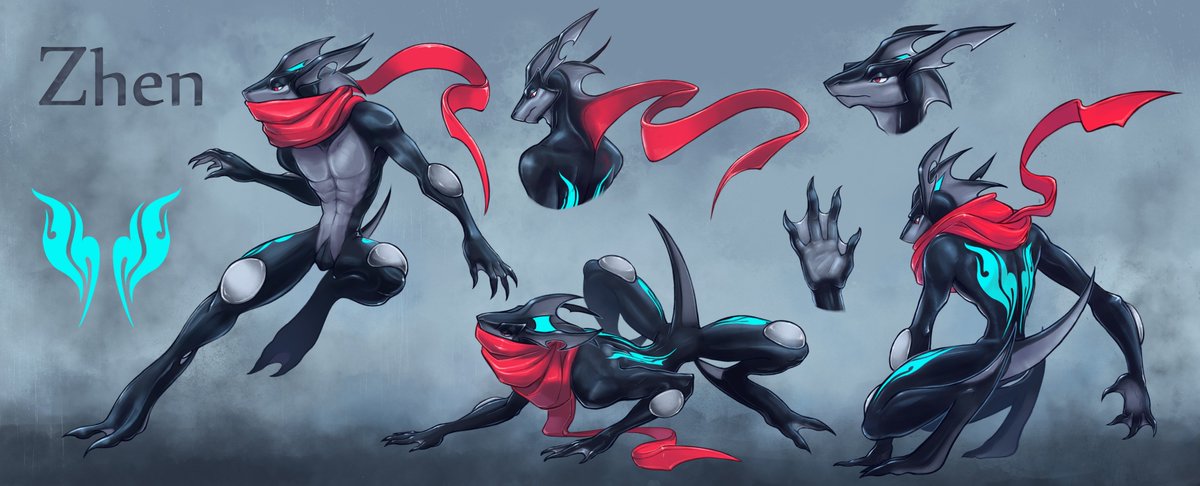 New ref by furaffinity.net/user/vierdz/