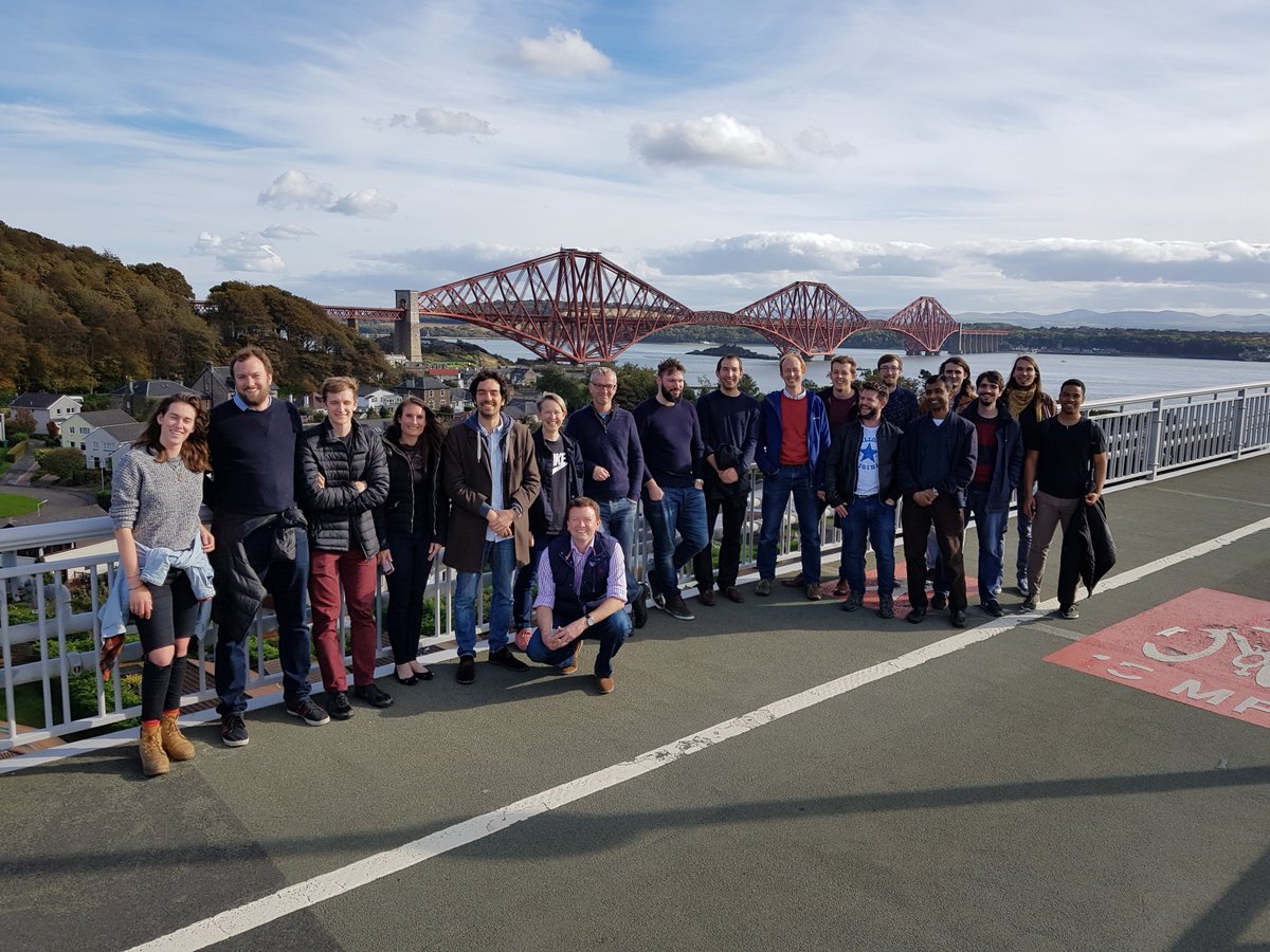 engenuiti's tweet photo. Being engineers we couldn't resist a visit to the Forth Bridge! #engenuitistudytrip2018 #bridgedesign #impressiveengineering #worldslongestcantileverbridge #UNESCO #worldheritagesite https://t.co/gWas9ibk3h