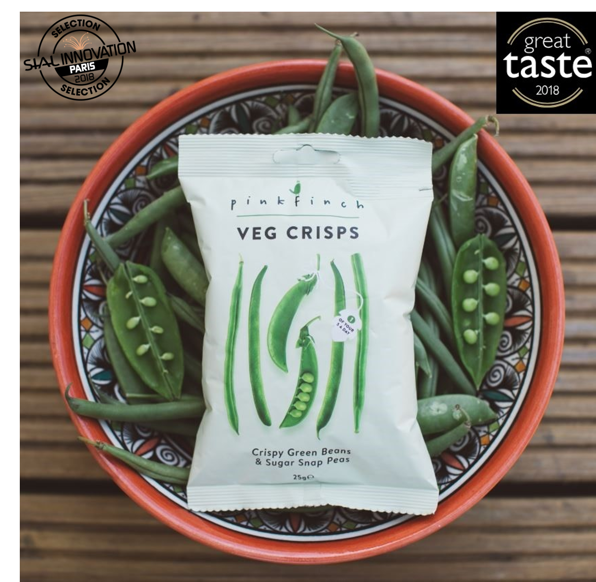 PS8events's tweet photo. Food Stories have had their Pink Finch Green Bean and Sugar Snap Peas selected for SIAL Innovation @sial_paris See them in Hall 2 Stand H08 21-25 Oct #SIALParis #pinkfinch @tradegovuk_food https://t.co/YWuMZrQMYK