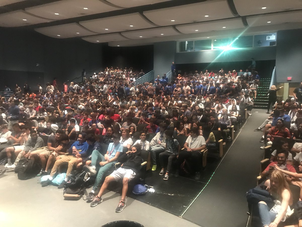 Day 2 of the #StartwithHello presentations at The Bay... Standing Room only in the auditorium. <a href="/The_Bay_Way/">The Bay Way</a> <a href="/sandyhook/">Sandy Hook Promise</a>