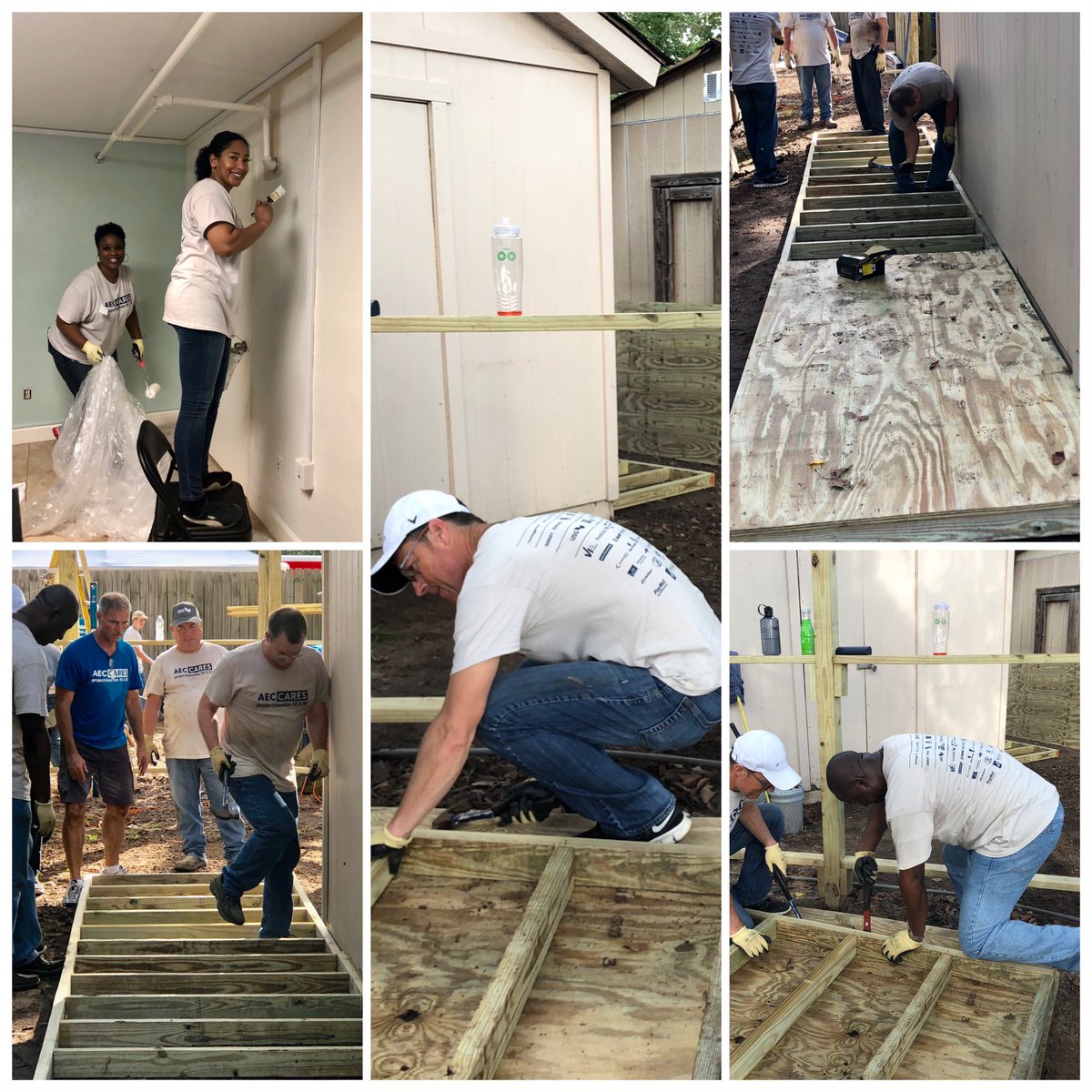 YKKAPAmerica's tweet photo. Lending a hand at AEC Cares 2018 #ProjectHouston https://t.co/8qE7tTywsC