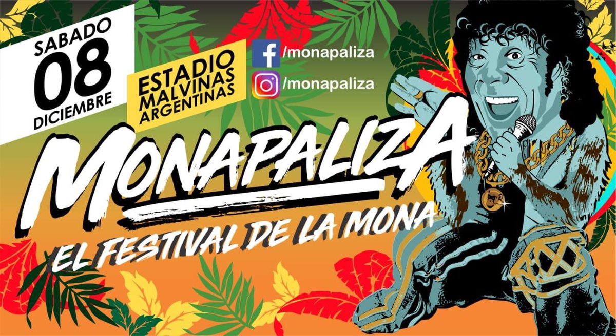 cmjoficial's tweet photo. El 8 DE DICIEMBRE se realiza el MONAPALIZA en el Estadio MALVINAS ARGENTINAS de Bs As.
> PRE-VENTA ENTRADAS EN CÓRDOBA:
Sábado 06/10 y Domingo 07/10 de 12 a 17hs en las boleterías de Margarita Disco.
PRE-VENTA TODO EL PAÍS:
A partir del Lunes 08/10 en https://t.co/MIcE6nDeZh https://t.co/f2NlTIH8ii