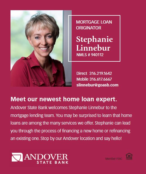AndoverSB's tweet photo. Please help us welcome Stephanie Linnebur to the ASB Team! We hope you will come see Stephanie for your home financing or refinancing needs! #growwithus #realpersonalservice https://t.co/5daWZz4dIg