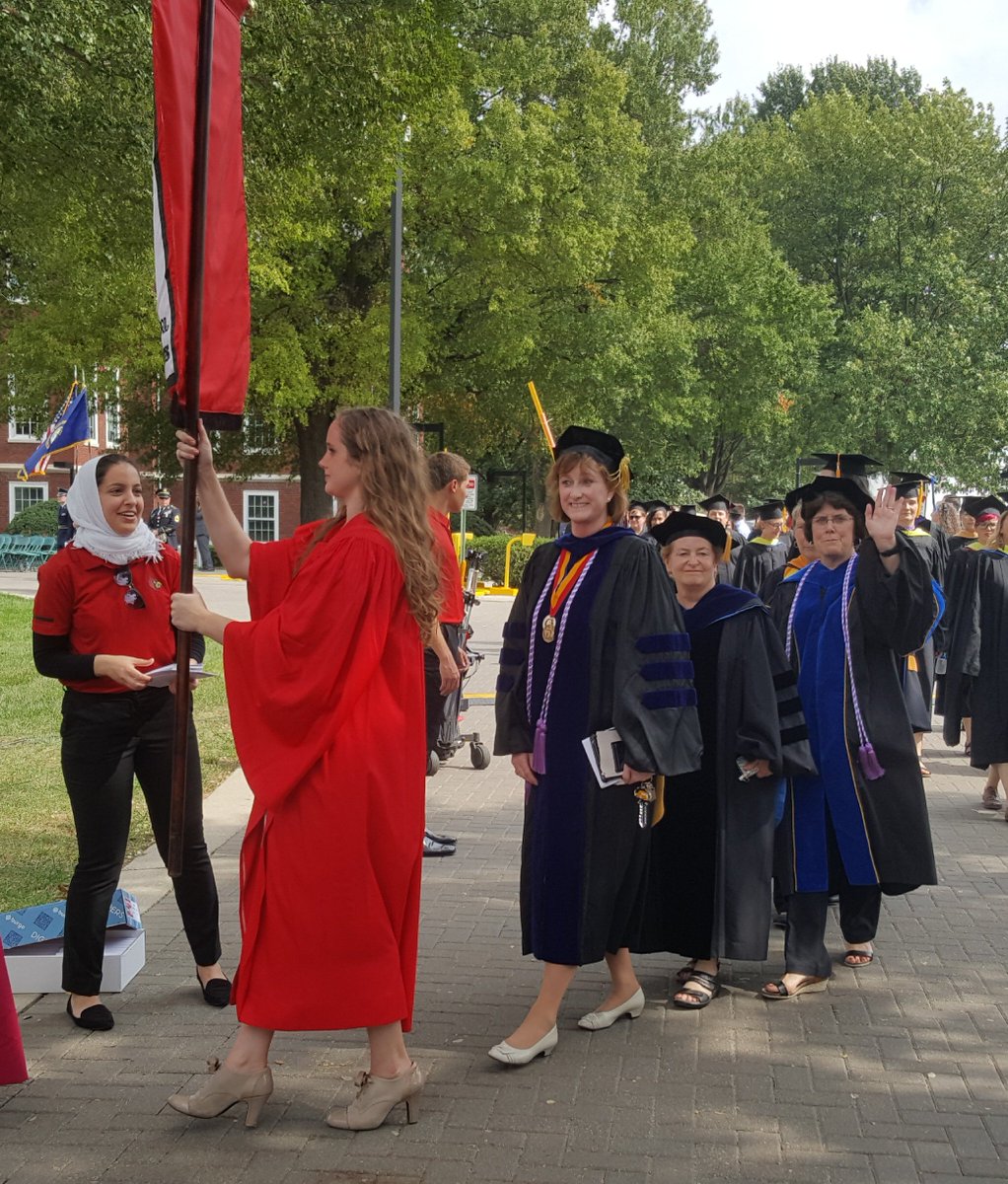 UofL_Nursing's tweet photo. Yesterday, we celebrated the inauguration of @UofLPresNeeli as our 18th president. A couple snapshots from yesterday's ceremony of @UofL_SON Dean Sonya Hardin and faculty #WeAreUofL #WelcomeNeeli https://t.co/SbIaB0Q5QI