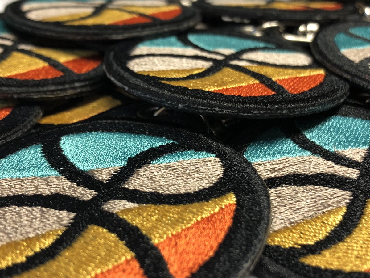 ABEmblem1's tweet photo. New embroidered key clips for our favorite local music and arts festival - Lake Eden Arts Festival! #patches #patchesandpins #souvenirs #musicfestival #merch  https://t.co/x9xDoPxgN0 https://t.co/BfWbZCx9mb