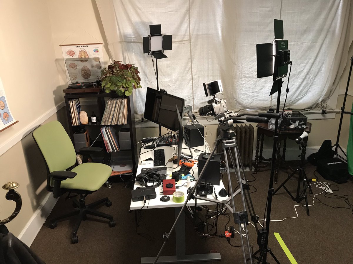 rhyolight's tweet photo. One more recording today, then a week of editing and animations for #HTMSchool 15. https://t.co/5Wl0JbwhWp