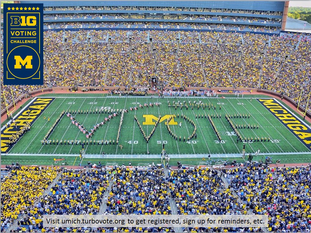 UROPumich's tweet photo. Have you registered to vote yet? It's easy at https://t.co/dt2LfzWIg3
Or you can register at the League on Monday, October 8th! Make sure that you let your vote count in November. #RegisterToVote #lsavotes #GoBlue #Homecoming2018 https://t.co/gtomPSESlO