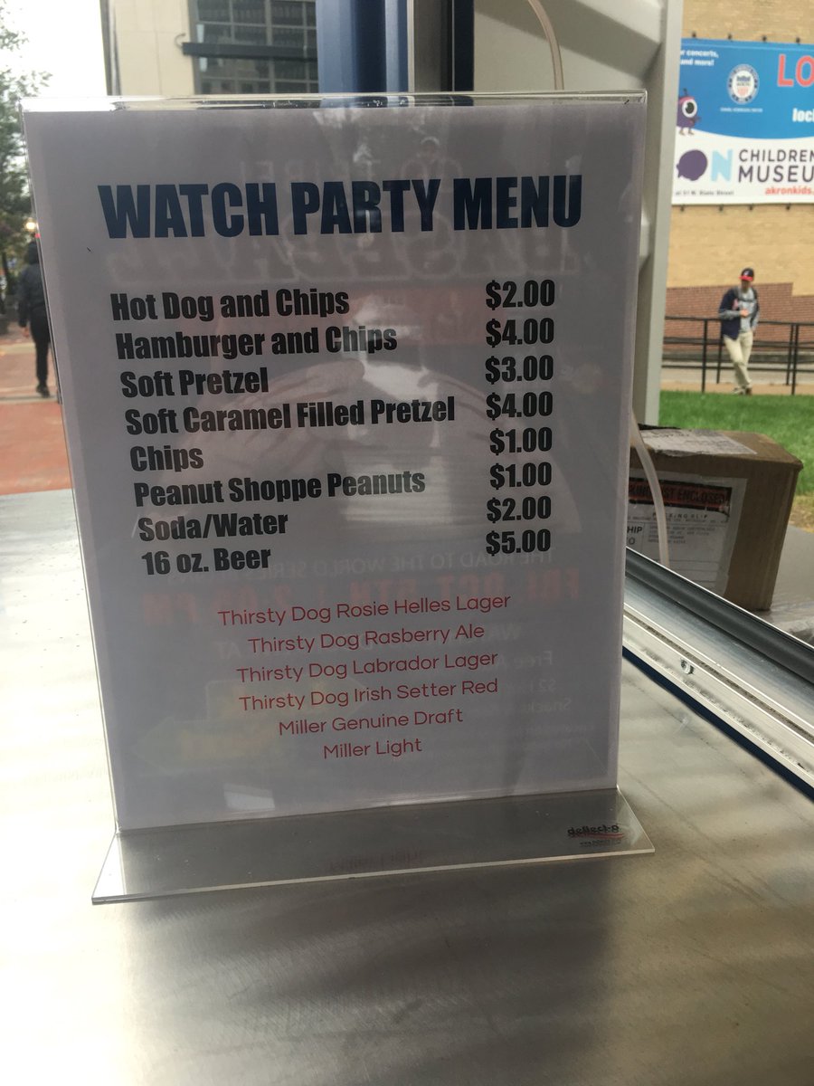 Lock3Akron's tweet photo. #HeyAkron The Watch Party is on! Come on down! We have hot dogs, beer, and snacks at #LockNext!
#lock3 #LockNext #akronciviccommons #downtownakron https://t.co/3NB0ynF9Xf