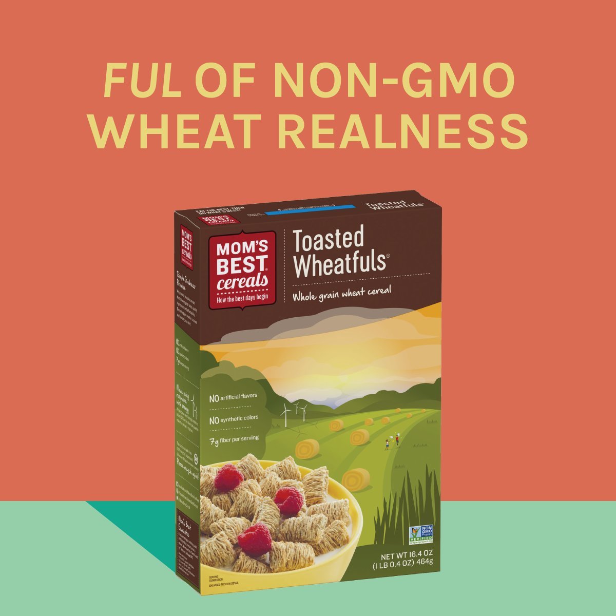Raise a bowl to #NonGMOMonth! Our Non-GMO Project Verified Toasted Wheatfuls are a delicious, whole grain way to celebrate.