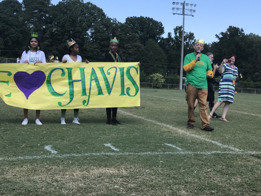 Duvall_LeadHawk's tweet photo. The EnloeMagnetHS Pep Rally was on 🔥🔥!! Dr. @wchavis was honored by the students for his leadership and being named the WCPSS Principal of the Year! #seethingsdifferently #Powerofmagnets #8schools1goal https://t.co/UCtACPpwHA