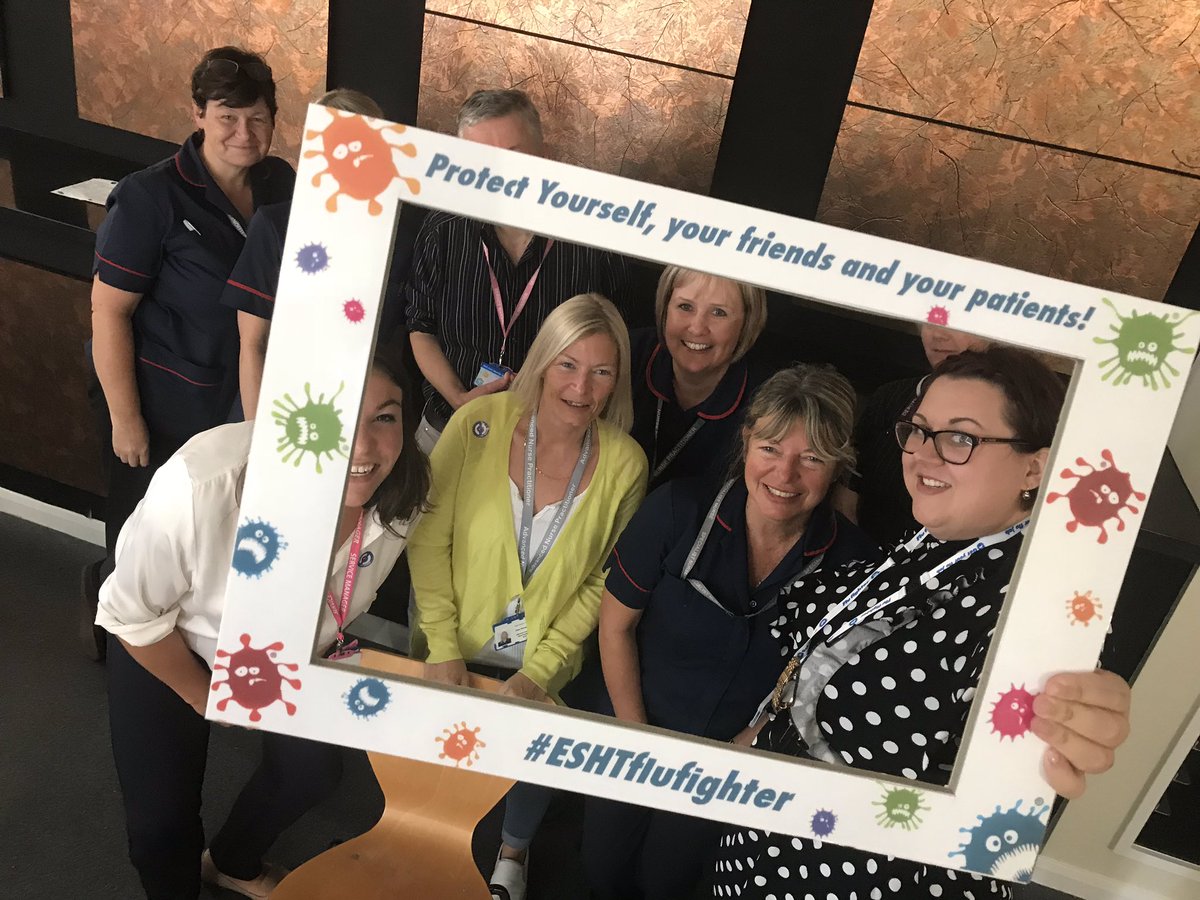Janeseagulls's tweet photo. Thank you @Sammi_foy for vaccinating our ACNPβs and Service Managers today! #ESHTflufighter @ICRivers @ESHT_OOH please get your flu vaccinations sooner rather than too late! https://t.co/ymL3e5tWpg