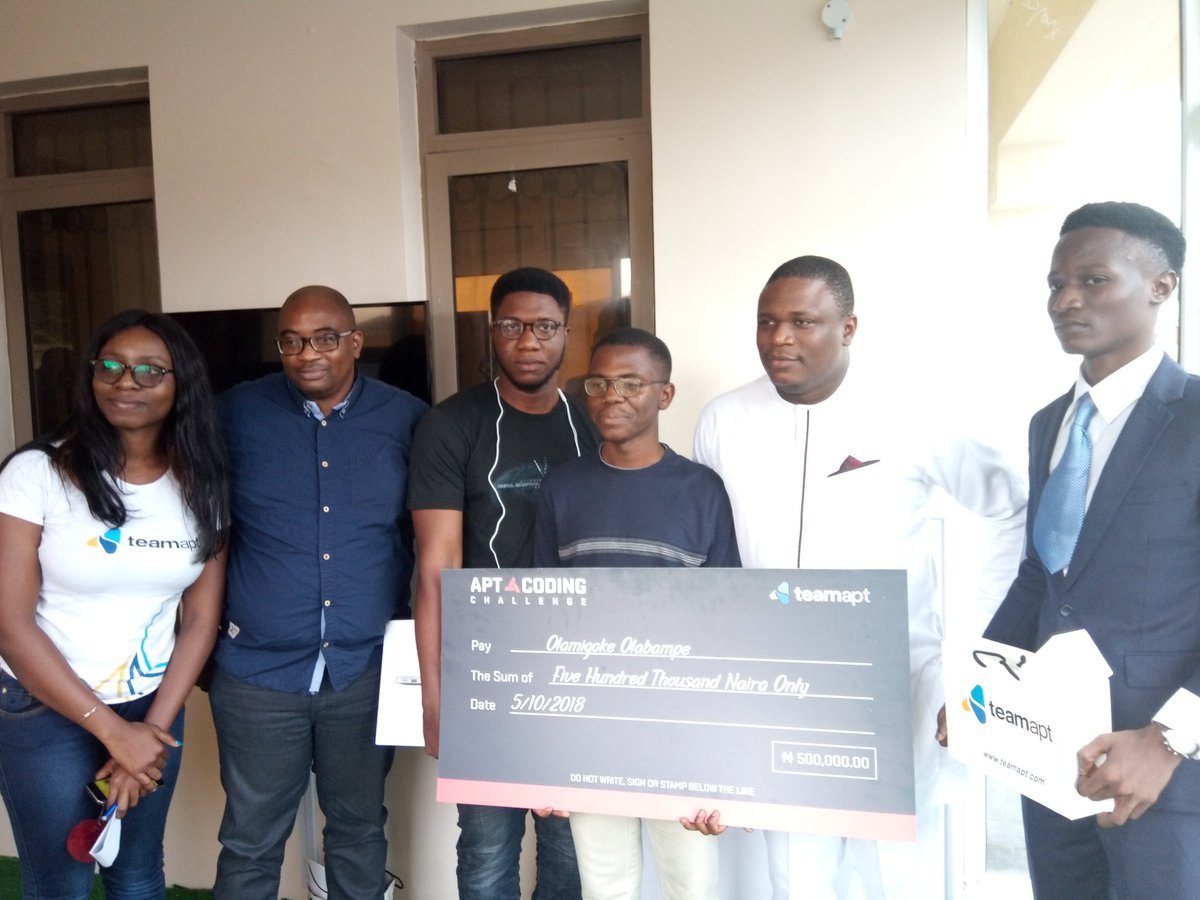 moniepoint's tweet photo. Congratulations to all our Code Ninjas ๐๐๐
#AptCodingChallenge #CodeNinja #TeamApt #WeareTeamApt https://t.co/OQXisTshWv
