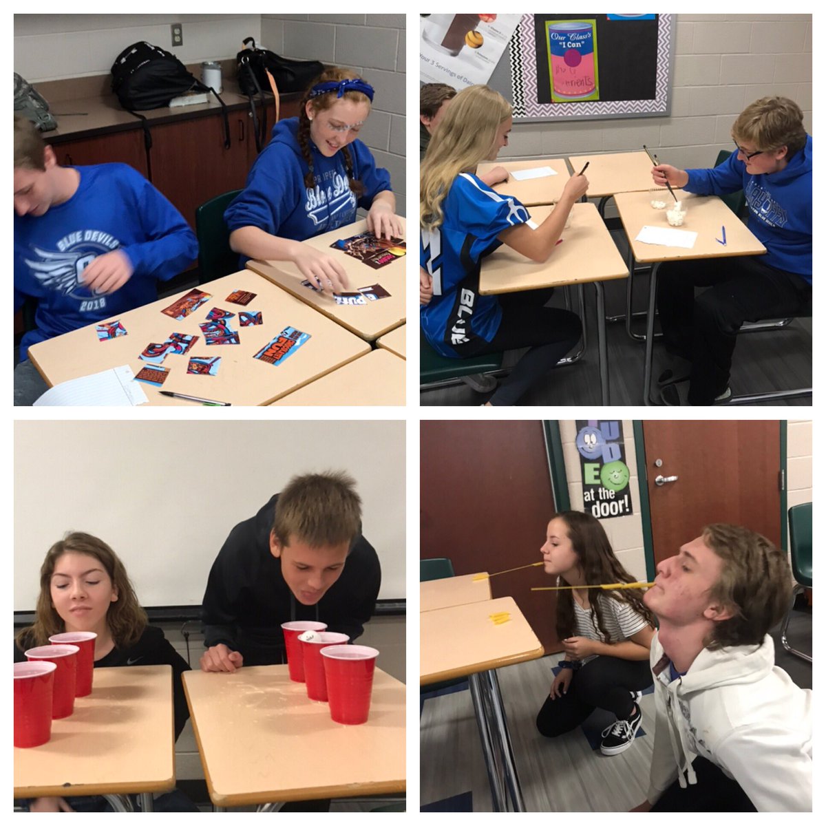 SouperScoop's tweet photo. Health students experienced the physical reactions of stress today with “Minute to Win it Competitions!” #lfhealth #lfleads https://t.co/hPUXSvbTqN