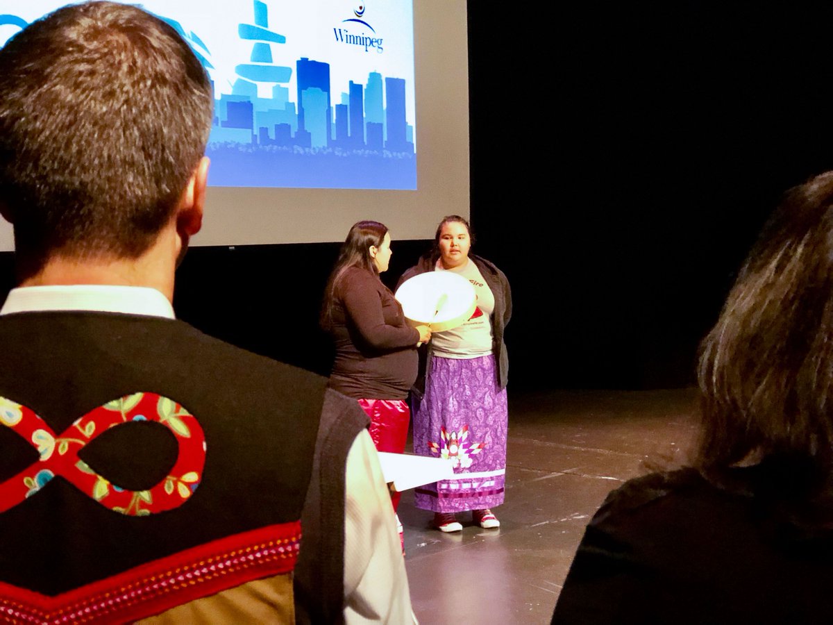 WinnipegMayor's tweet photo. Encouraged by 3rd all partner gathering of signatories to Winnipeg's first Indigenous Accord. 131 partner organizations/individuals are taking concrete steps in our community to respond to the TRC's Calls to Action! Our Journey of Reconciliation continues. https://t.co/ySlynNfCfC https://t.co/iUDPSH08Rl